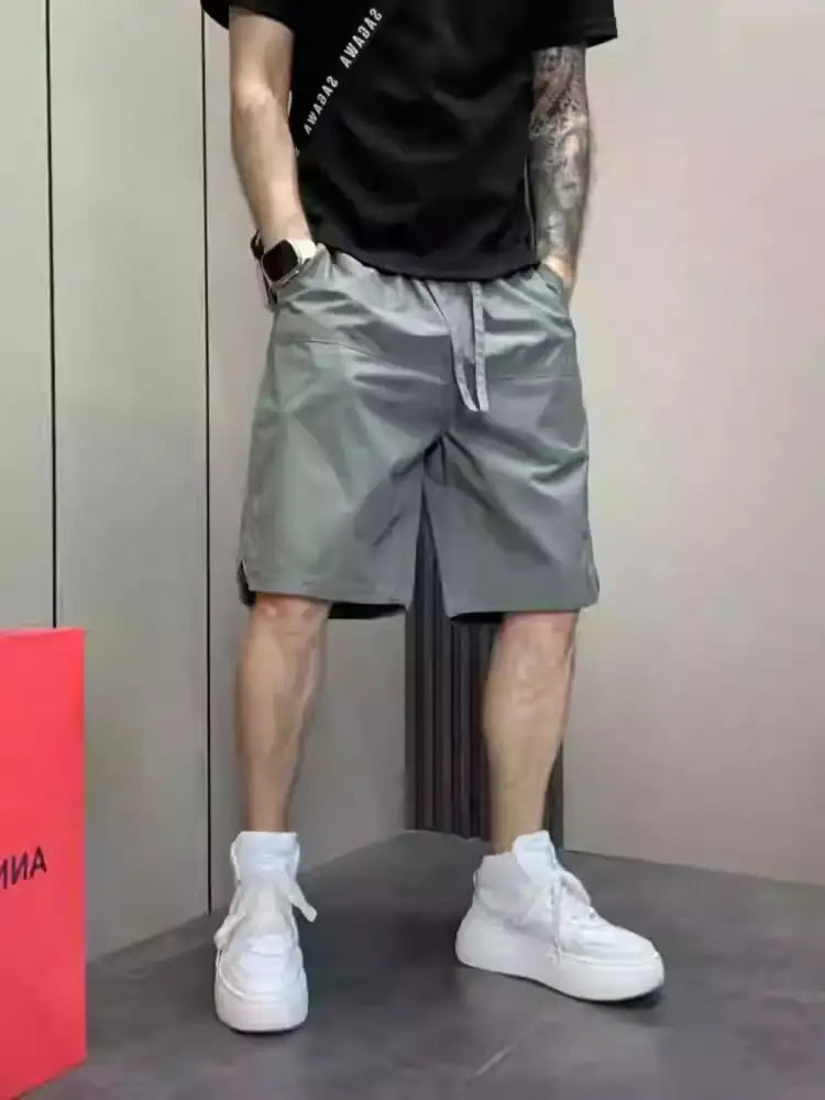 Men’s Plus Size Wide Leg Shorts
