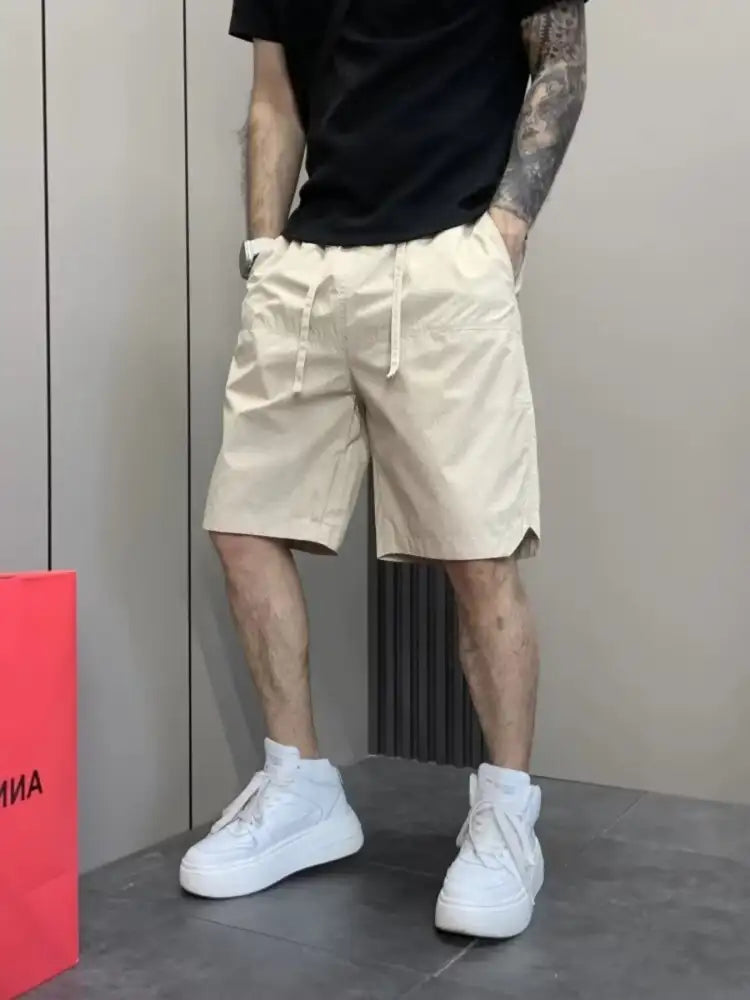 Men’s Plus Size Wide Leg Shorts