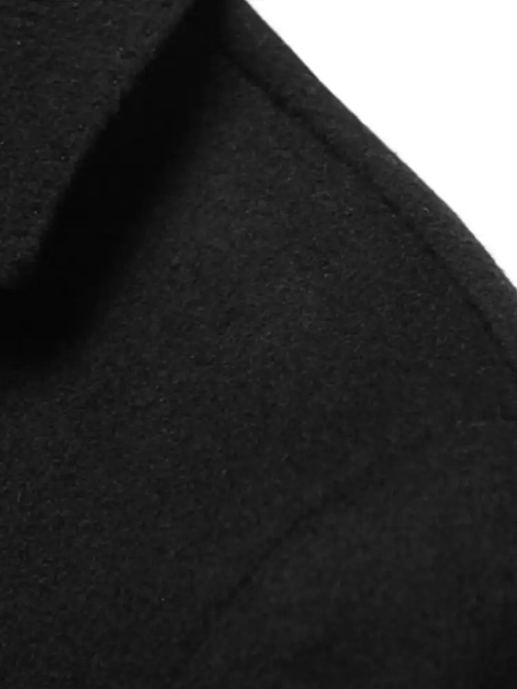 Men’s Plus Size Wool Long Sleeve Outerwear