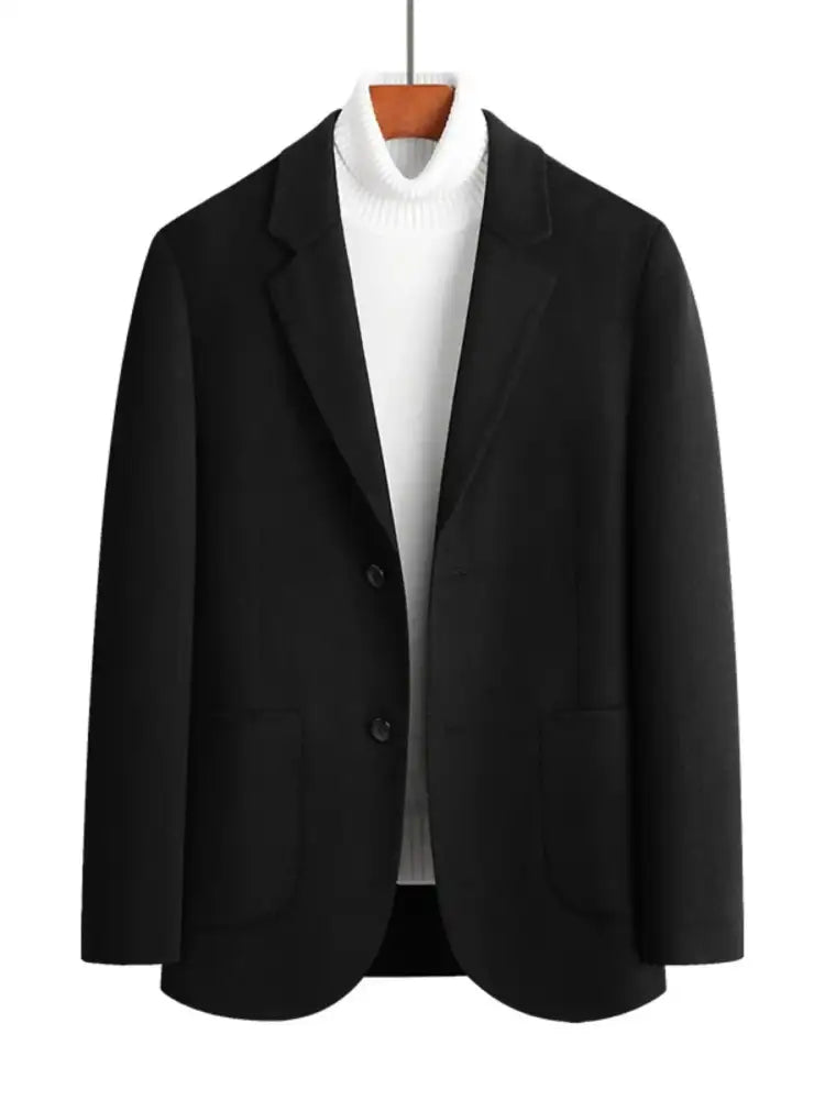 Men’s Plus Size Wool Long Sleeve Outerwear