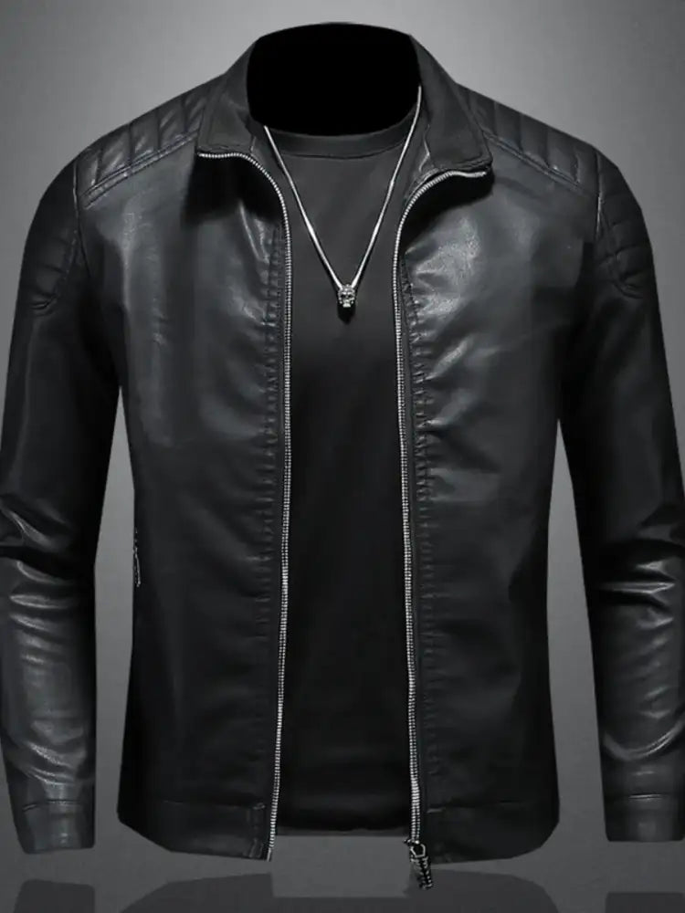 Men’s Plus Size Zip Up Long Sleeve Jacket