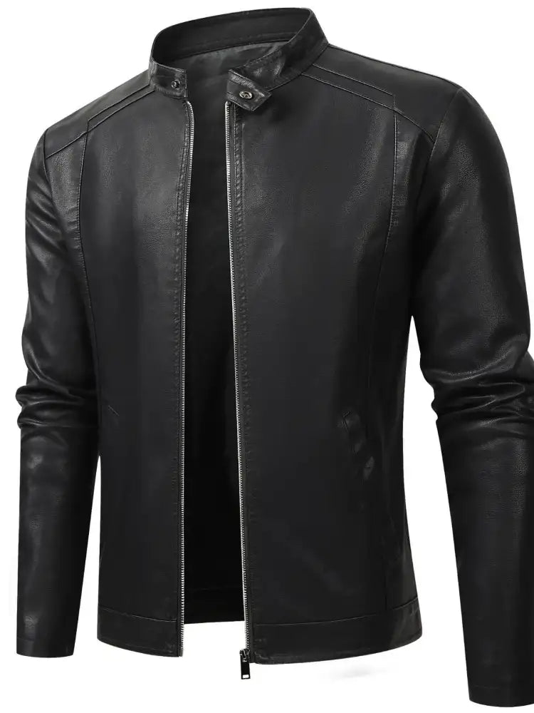 Men’s Plus Size Zip Up Long Sleeve Jacket