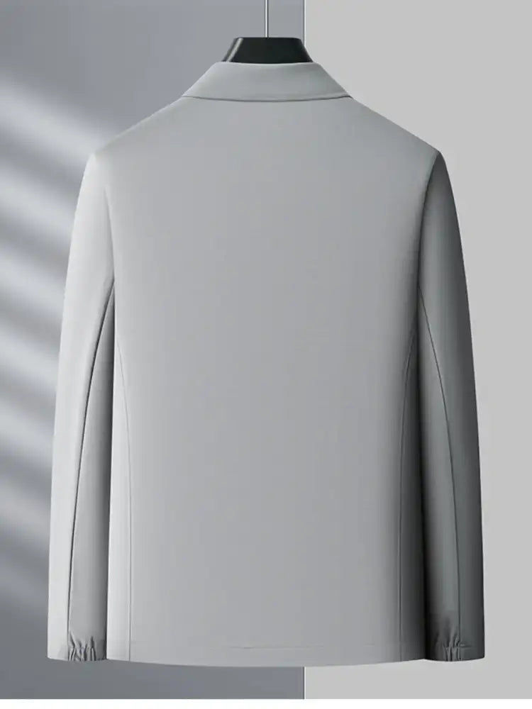 Men’s Plus Size Zip Up Long Sleeve Jacket