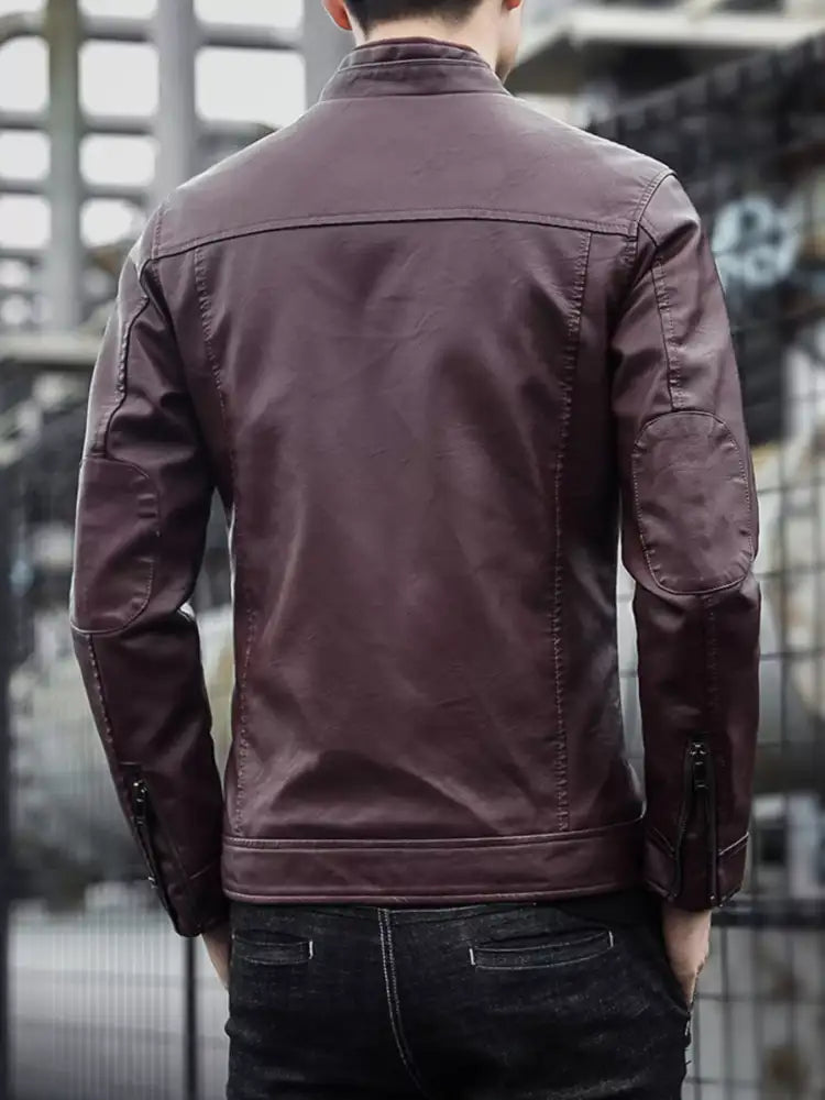 Men’s Plus Size Zip Up Long Sleeve Jacket