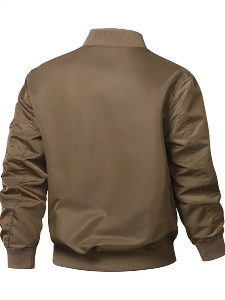 Men’s Plus Size Zip Up Long Sleeve Jacket