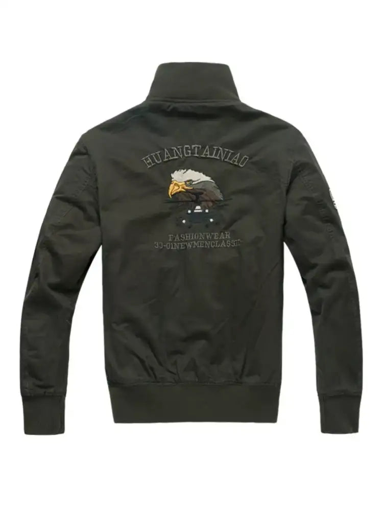 Men’s Plus Size Zip Up Long Sleeve Jacket