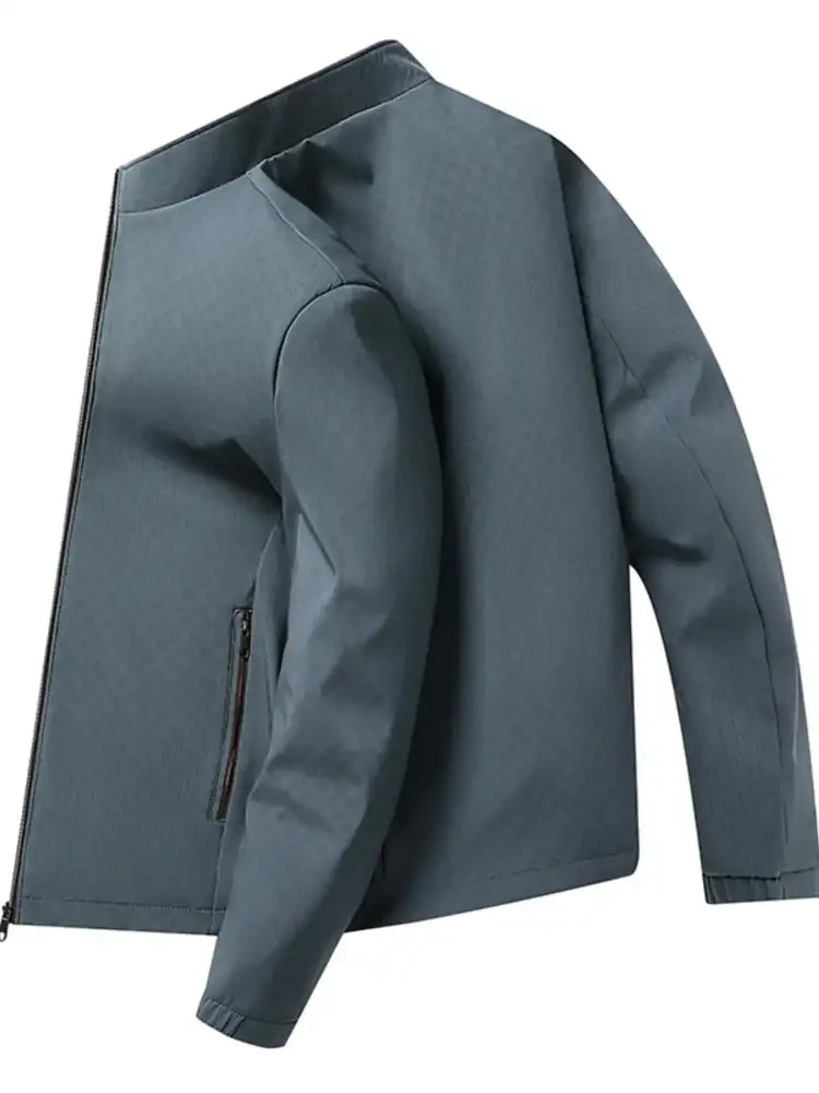 Men’s Plus Size Zip Up Long Sleeve Jacket