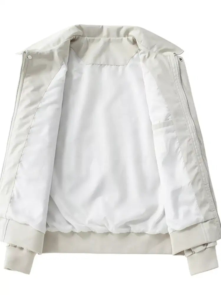 Men’s Plus Size Zip Up Long Sleeve Jacket