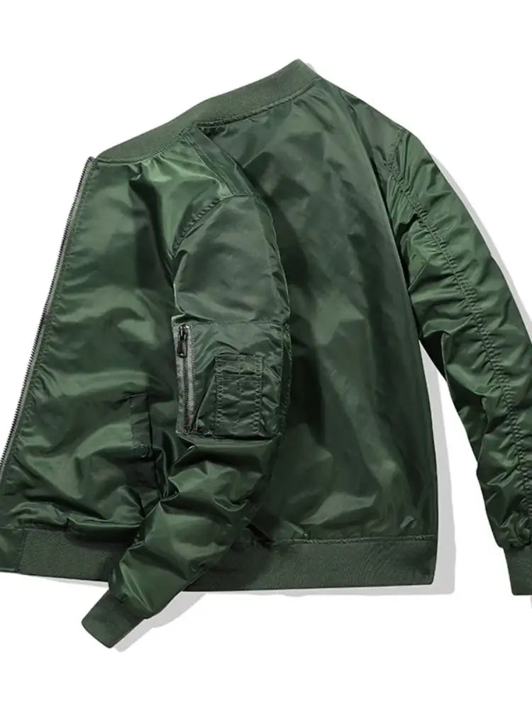 Men’s Plus Size Zip Up Long Sleeve Jacket