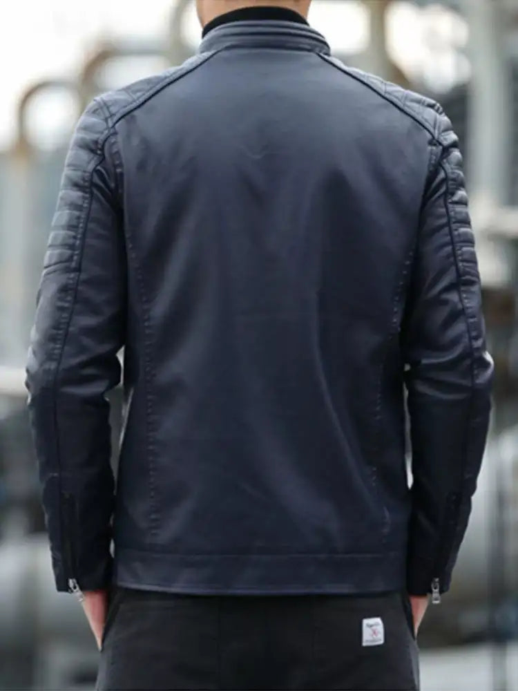 Men’s Plus Size Zip Up Long Sleeve Jacket