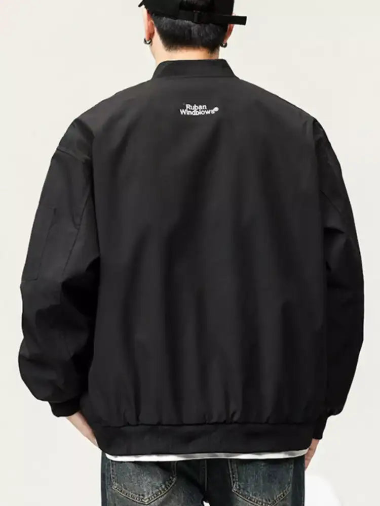 Men’s Plus Size Zip Up Long Sleeve Jacket