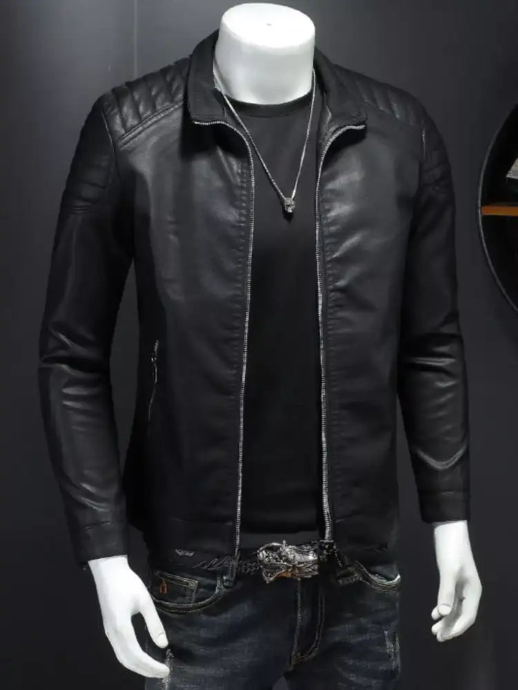 Men’s Plus Size Zip Up Long Sleeve Jacket
