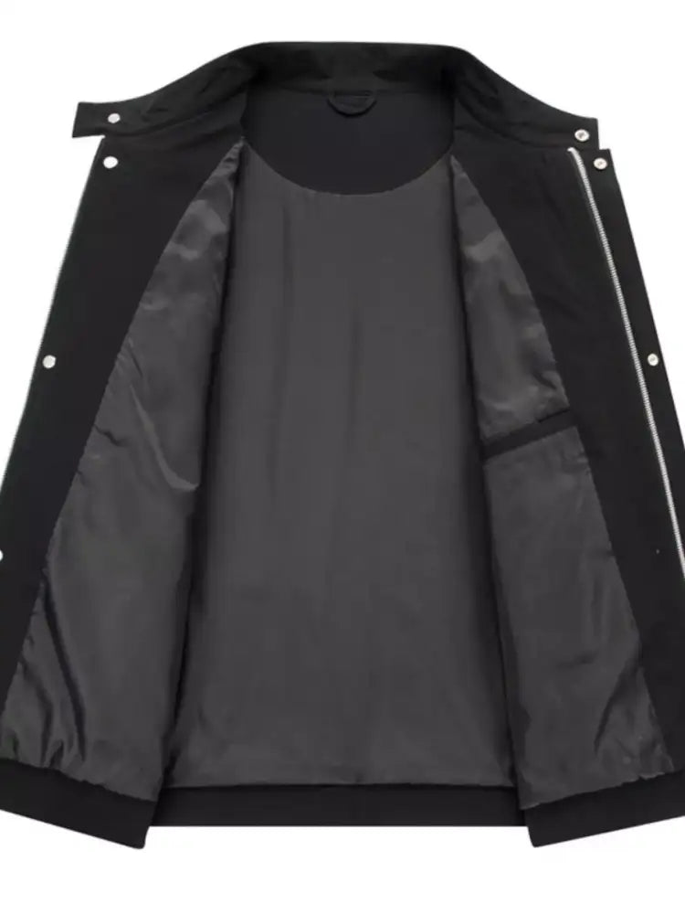 Men’s Plus Size Zip Up Long Sleeve Jacket