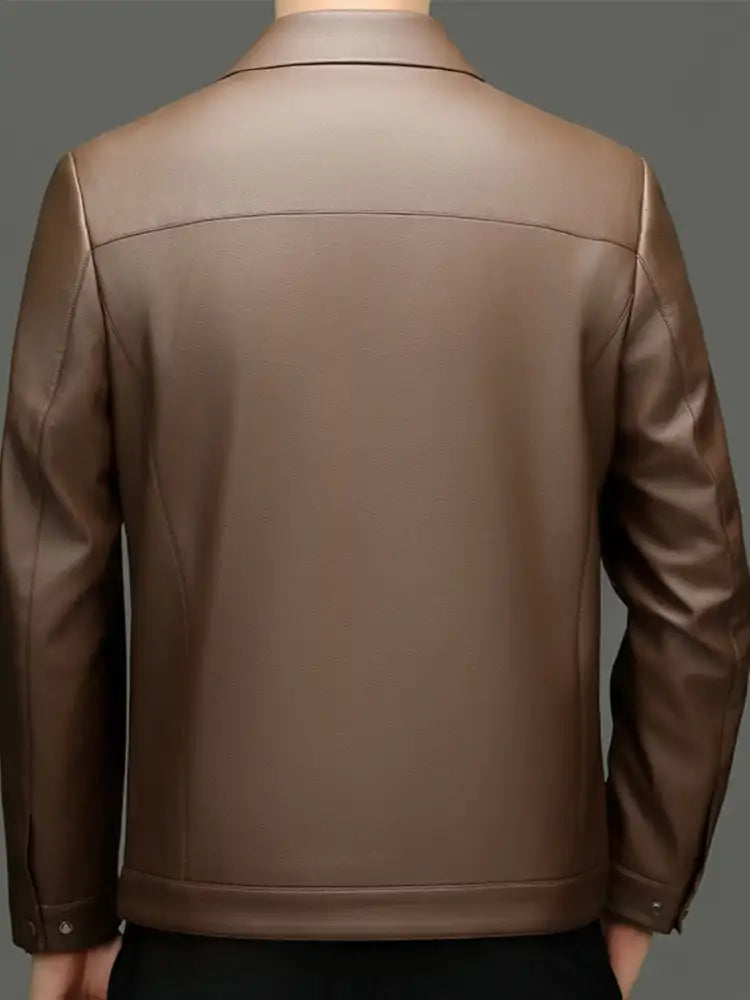 Men’s Plus Size Zip Up Long Sleeve Jacket