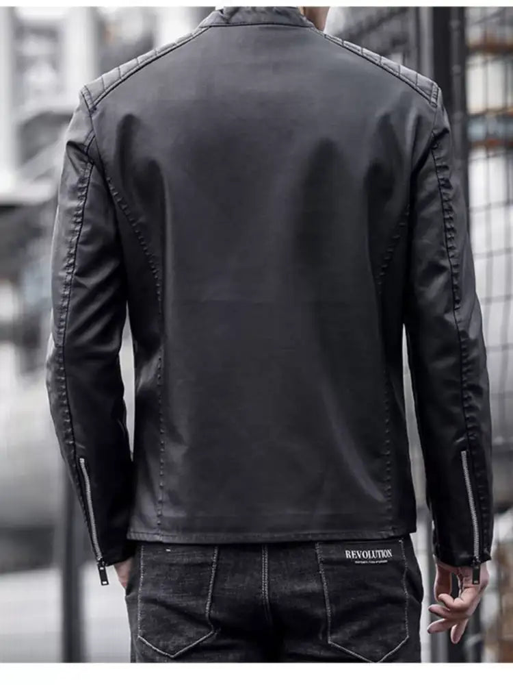 Men’s Plus Size Zip Up Long Sleeve Jacket