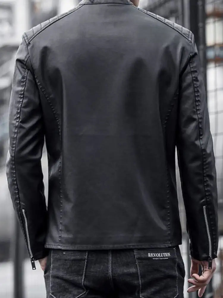 Men’s Plus Size Zip Up Long Sleeve Jacket