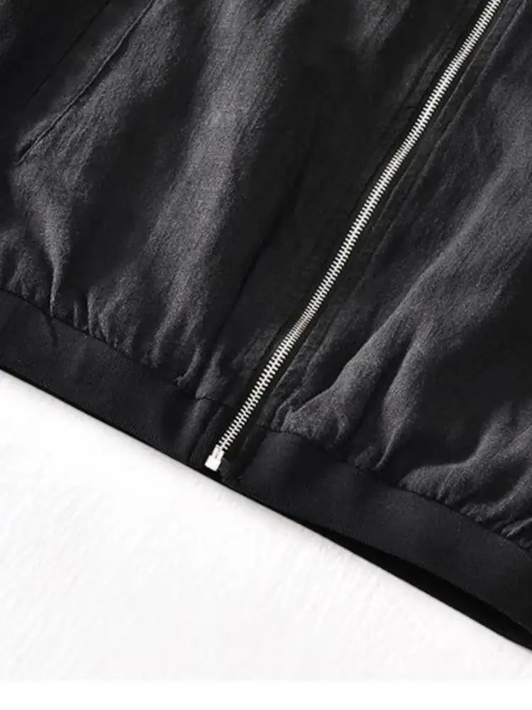 Men’s Plus Size Zip Up Long Sleeve Jacket