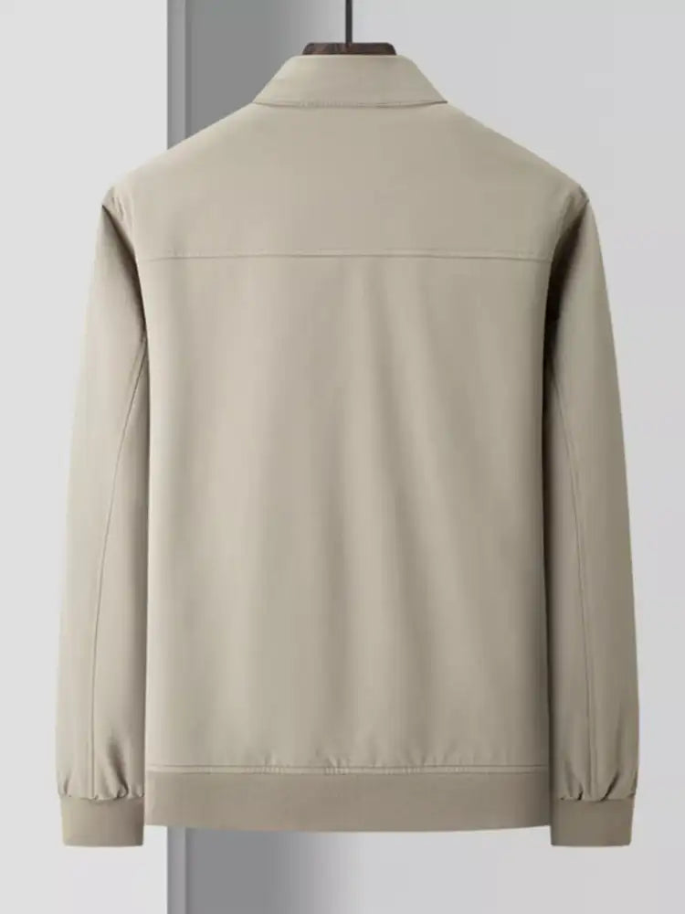 Men’s Plus Size Zip Up Long Sleeve Jacket