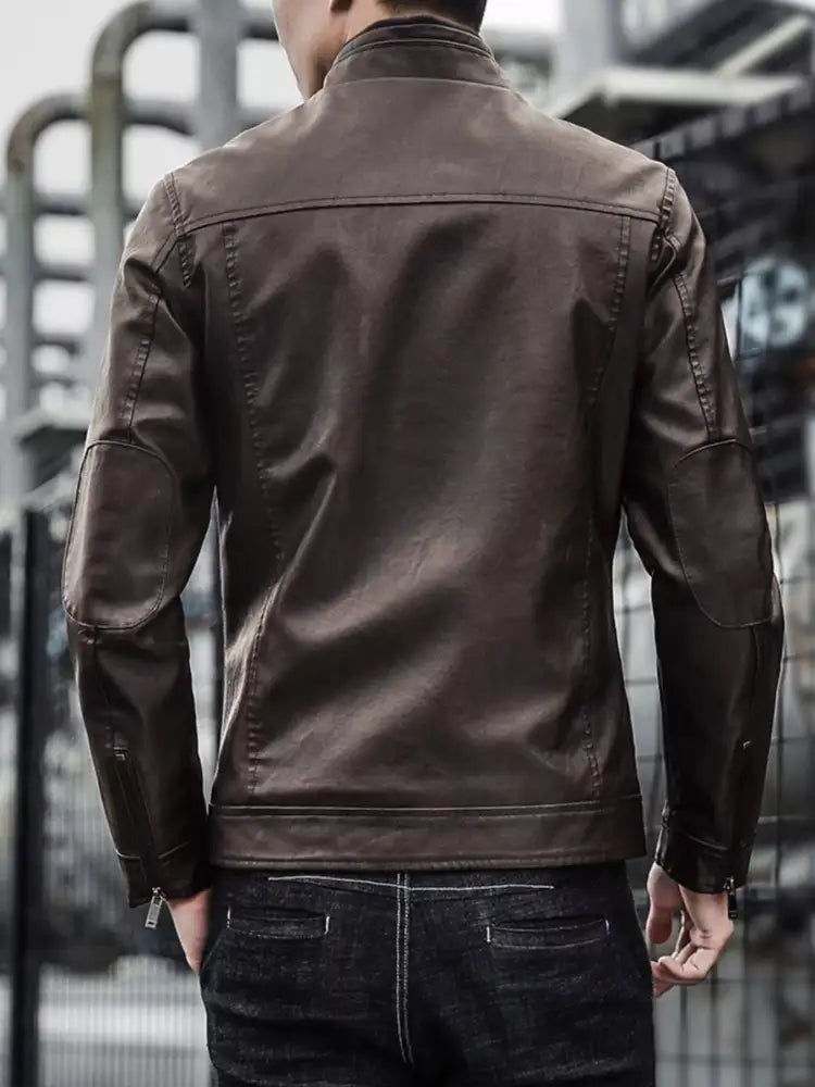 Men’s Plus Size Zip Up Long Sleeve Jacket