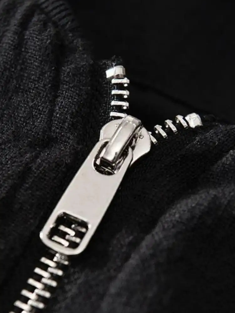 Men’s Plus Size Zip Up Long Sleeve Jacket