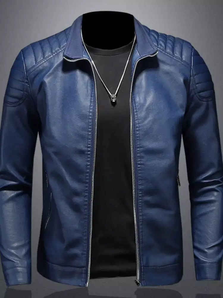 Men’s Plus Size Zip Up Long Sleeve Jacket