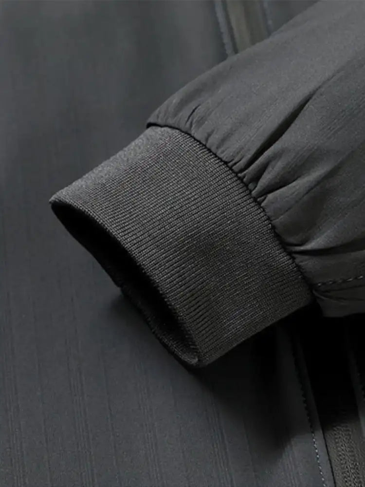 Men’s Plus Size Zip Up Long Sleeve Jacket