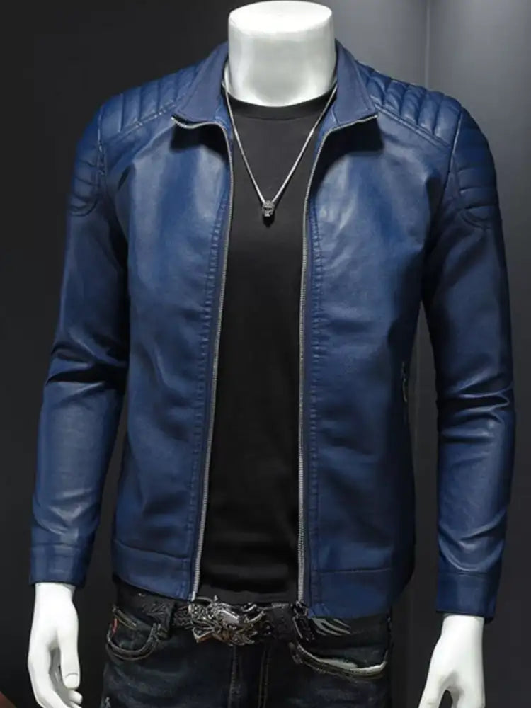 Men’s Plus Size Zip Up Long Sleeve Jacket