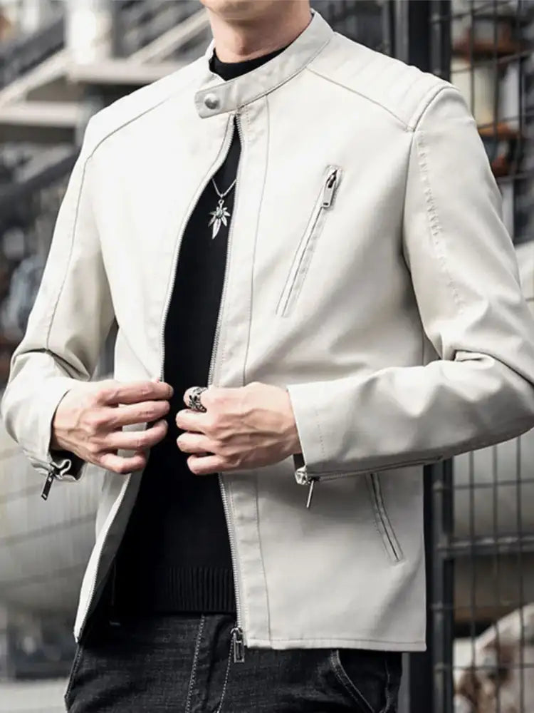 Men’s Plus Size Zip Up Long Sleeve Jacket