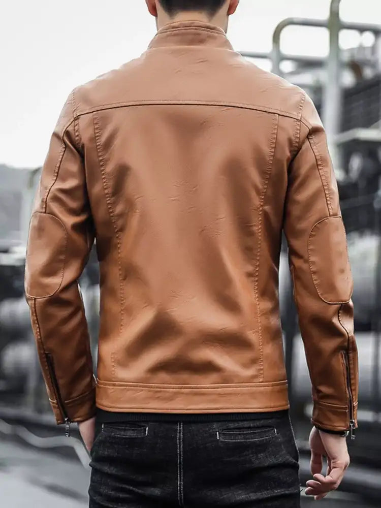 Men’s Plus Size Zip Up Long Sleeve Jacket