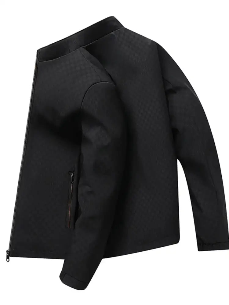 Men’s Plus Size Zip Up Long Sleeve Jacket