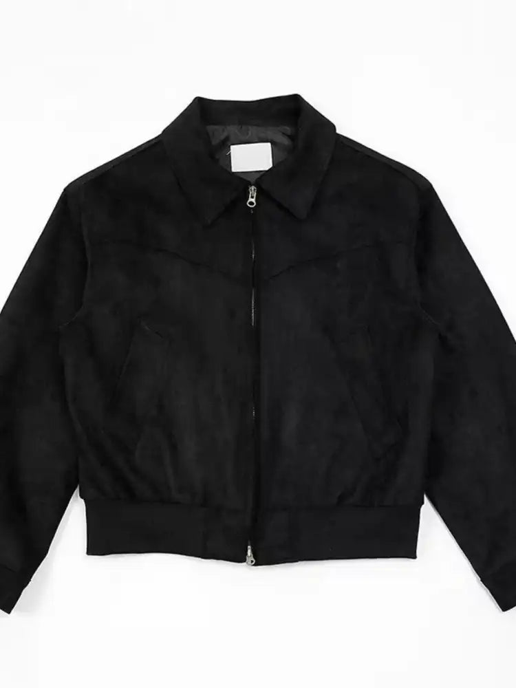 Men’s Plus Size Zip Up Long Sleeve Jacket