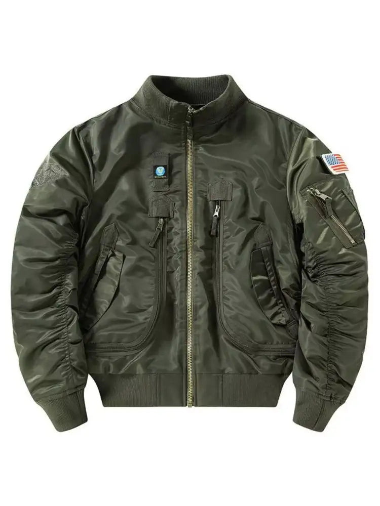 Men’s Plus Size Zip Up Long Sleeve Jacket