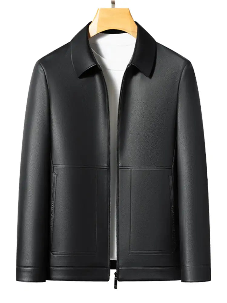 Men’s Plus Size Zip Up Long Sleeve Jacket