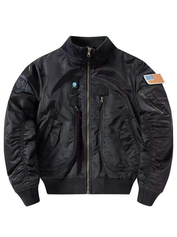 Men’s Plus Size Zip Up Long Sleeve Jacket