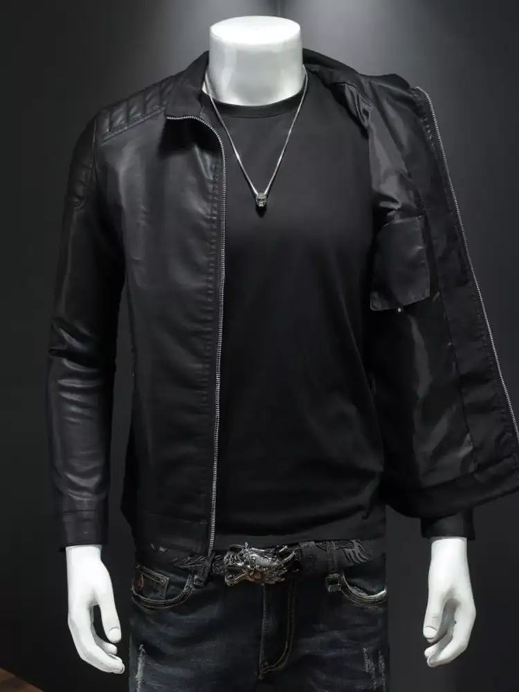 Men’s Plus Size Zip Up Long Sleeve Jacket
