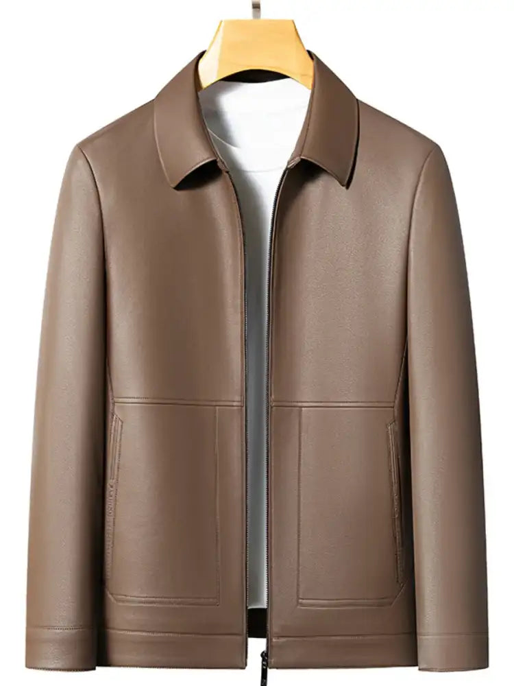 Men’s Plus Size Zip Up Long Sleeve Jacket