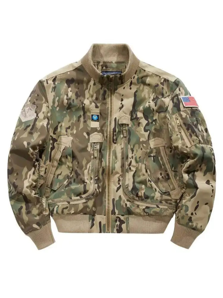 Men’s Plus Size Zip Up Long Sleeve Jacket