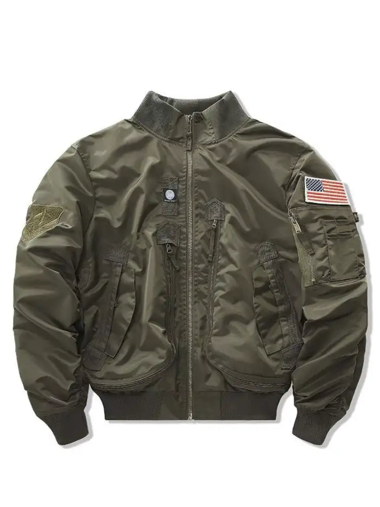 Men’s Plus Size Zip Up Long Sleeve Jacket