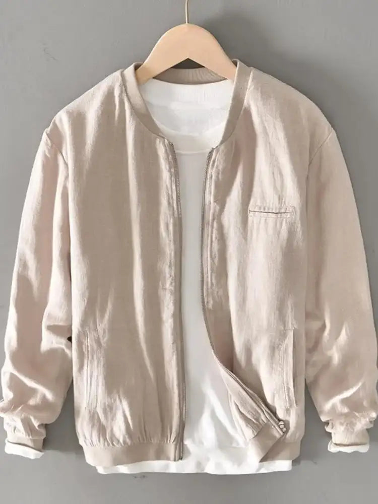 Men’s Plus Size Zip Up Long Sleeve Jacket