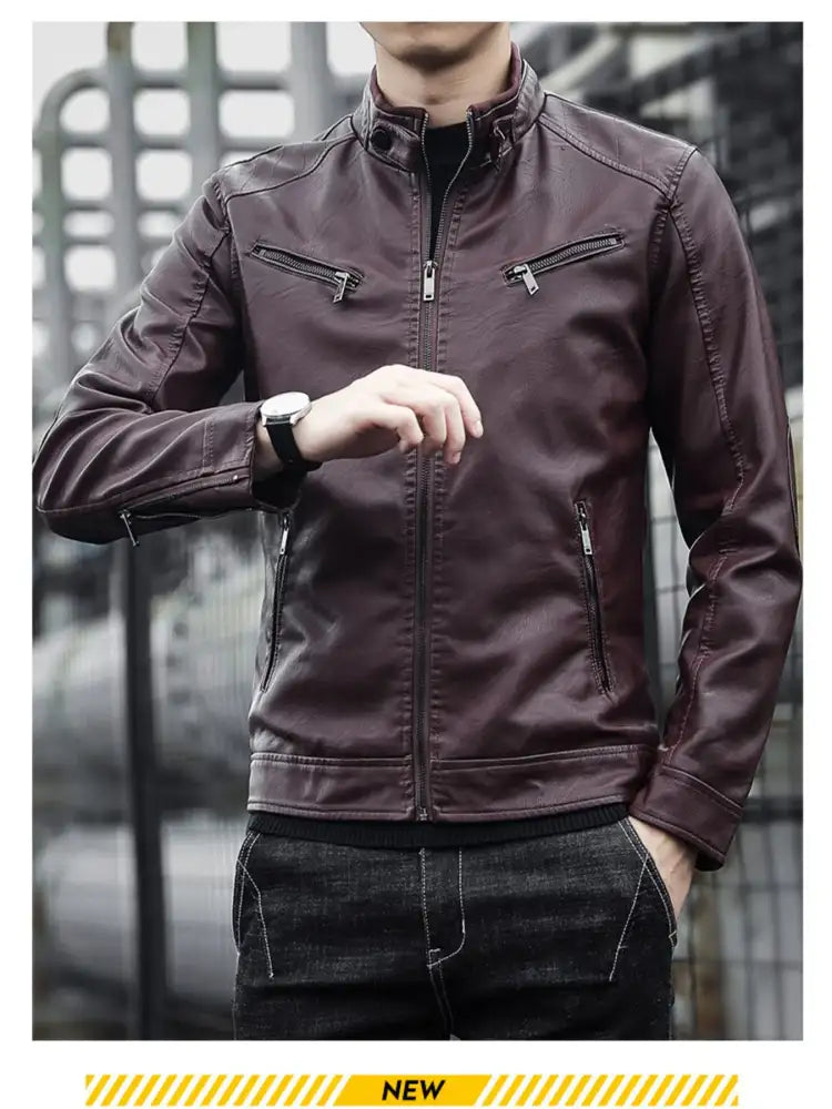Men’s Plus Size Zip Up Long Sleeve Jacket