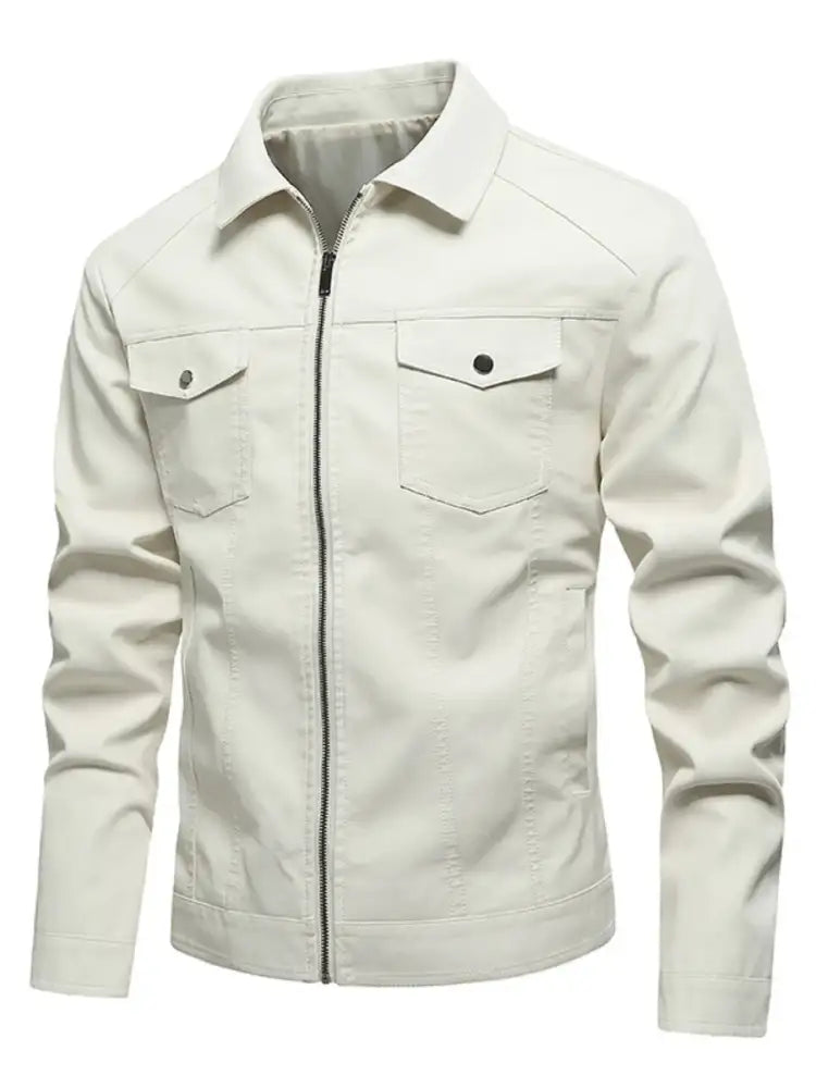 Men’s Plus Size Zip Up Long Sleeve Jacket
