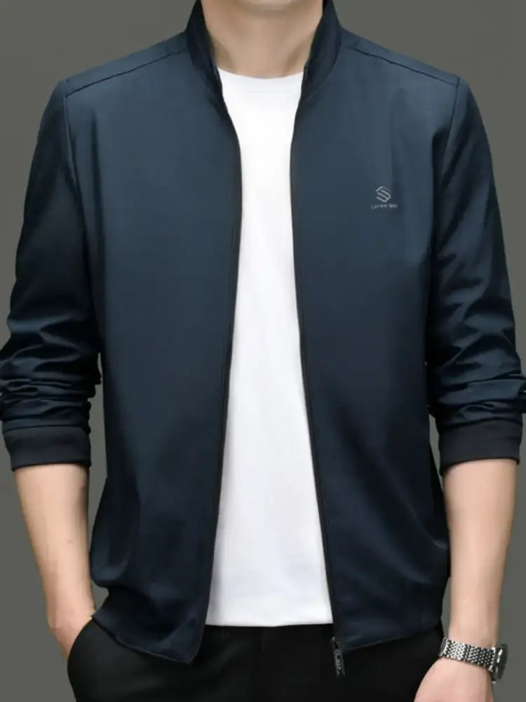 Men’s Plus Size Zip Up Slim Fit Jacket