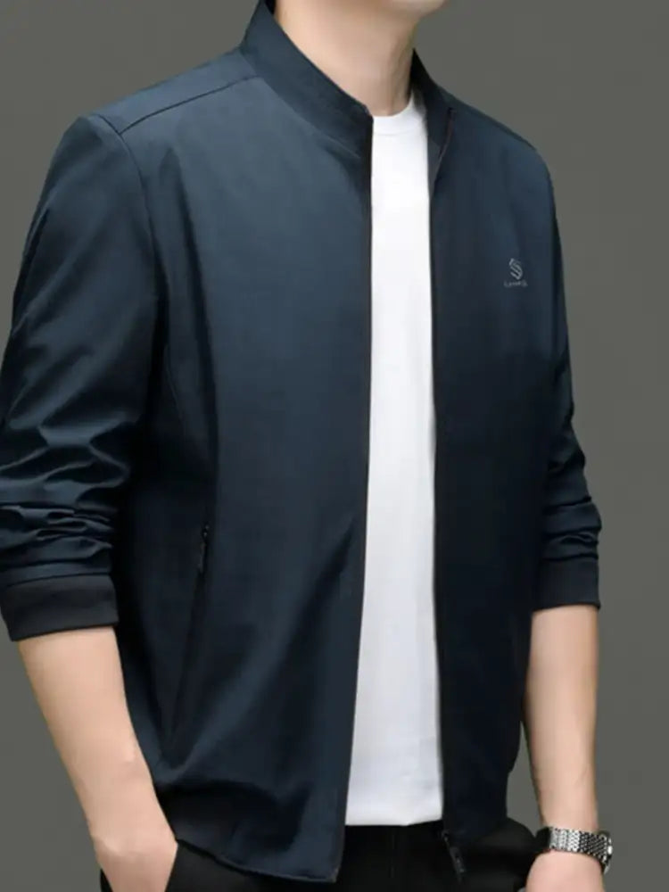 Men’s Plus Size Zip Up Slim Fit Jacket