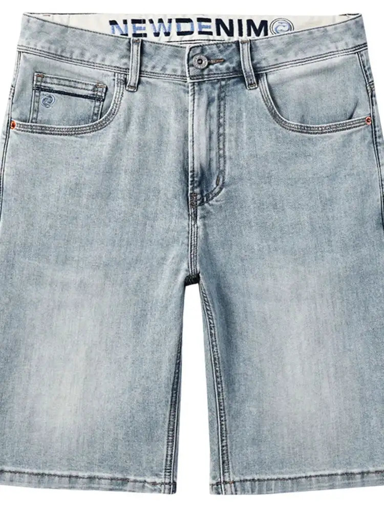 Men’s Pocketed Wash Denim Shorts