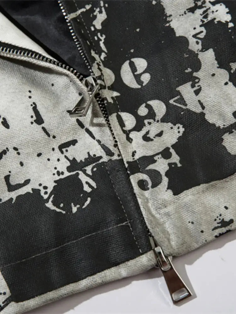 Men’s Printed Zip Up Jacket