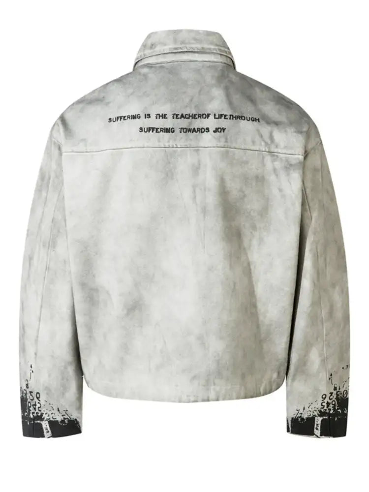 Men’s Printed Zip Up Jacket