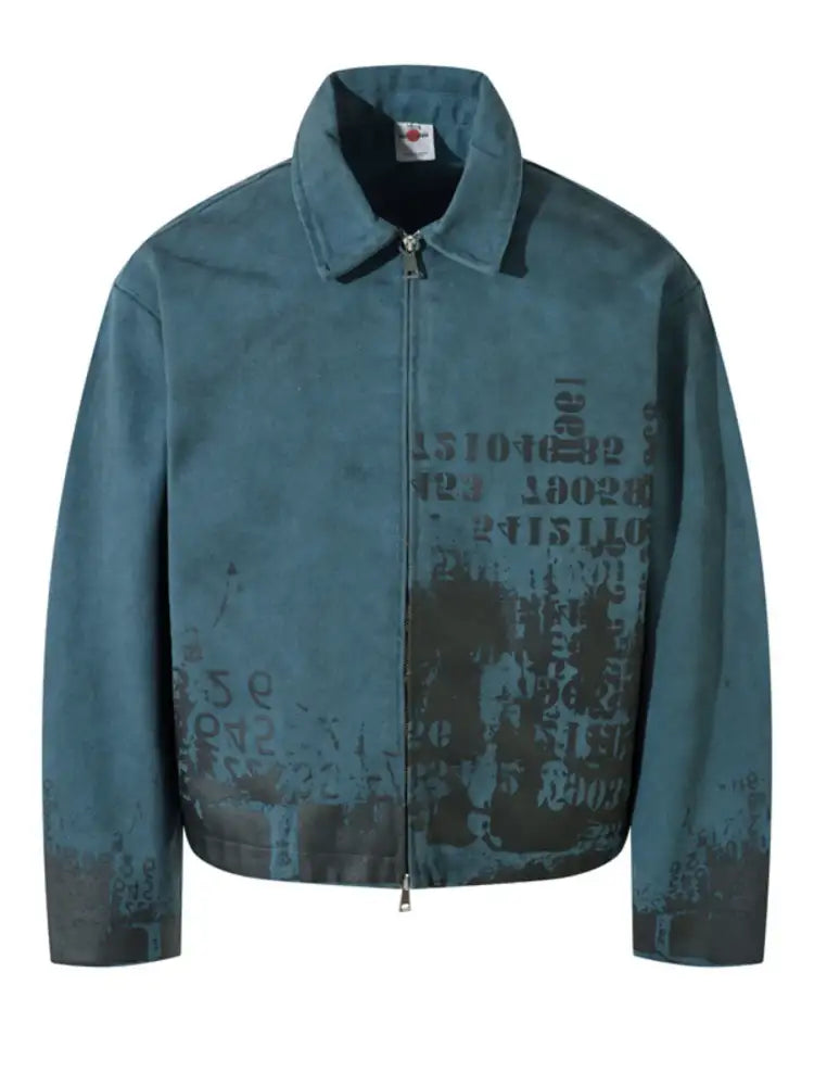 Men’s Printed Zip Up Jacket