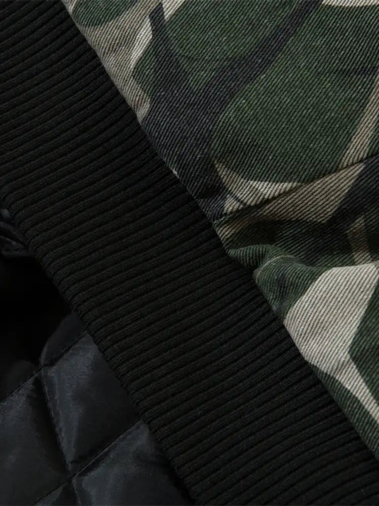 Men’s Printed Zip Up Long Sleeve Jacket