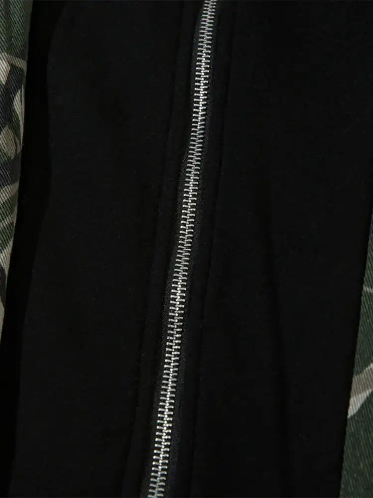 Men’s Printed Zip Up Long Sleeve Jacket