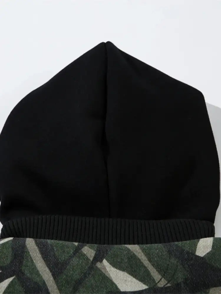 Men’s Printed Zip Up Long Sleeve Jacket